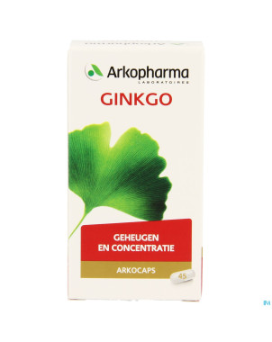 Arkogelules ginkgo biloba vegetal    45