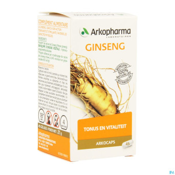 Arkogelules ginseng vegetal 45    cfr 4156915