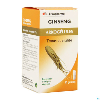 Arkogelules ginseng vegetal 45    cfr 4156915