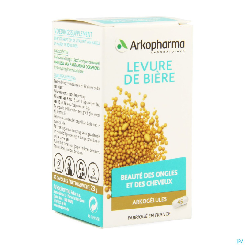 Arkogelules levure biere vegetal 45    cfr 4156881