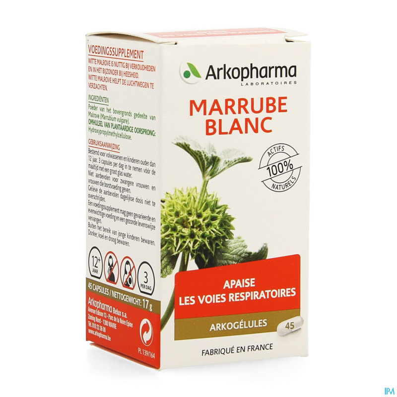 Arkogelules marrube blanc vegetal    45