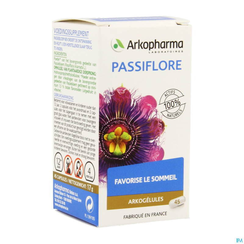 Arkogelules passiflore vegetal 45    cfr 4138020