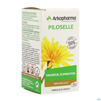 Arkogelules piloselle vegetal    45