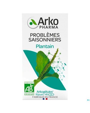 Arkogelules plantain vegetal    45