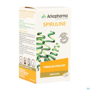 Arkogelules spiruline vegetal    45