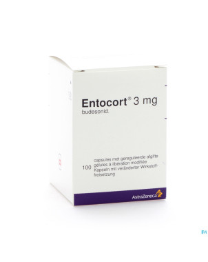 Entocort caps 100 x 3 mg