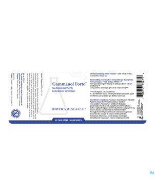 Gammanol forte biotics    comp  90