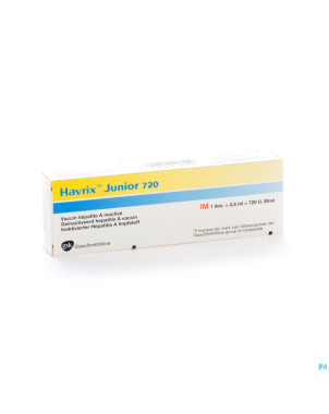 Havrix junior 720 ser inj im 0,5ml