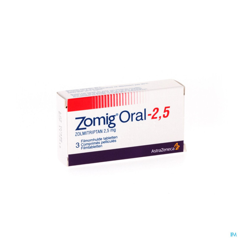 Zomig oral tabl  3 x 2,5 mg