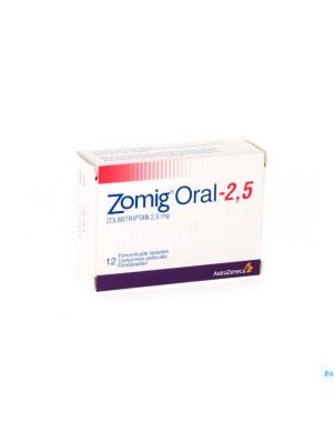 Zomig oral tabl 12 x 2,5 mg