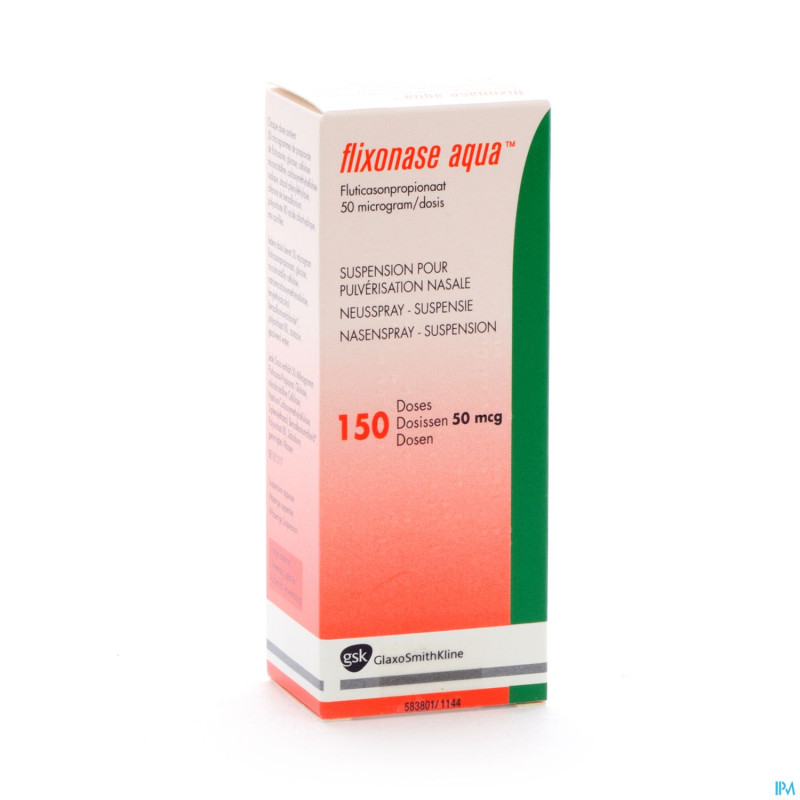 Flixonase aqua doses 150x50mcg