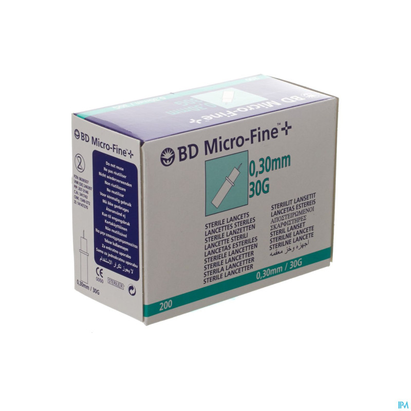 Bd microfine+ lancette 30g    200 326479