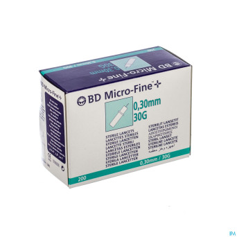 Bd microfine+ lancette 30g    200 326479