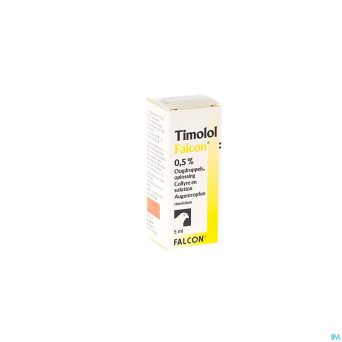 Timolol falcon 0,50% gutt ocul. 5ml