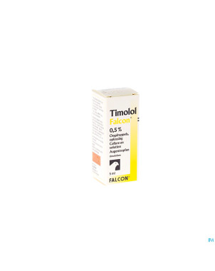 Timolol falcon 0,50% gutt ocul. 5ml