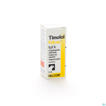 Timolol falcon 0,50% gutt ocul. 5ml