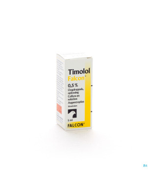 Timolol falcon 0,50% gutt ocul. 5ml