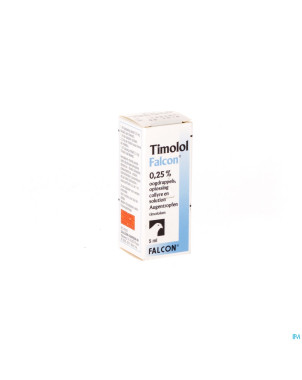 Timolol falcon 0,25% gutt ocul. 5ml