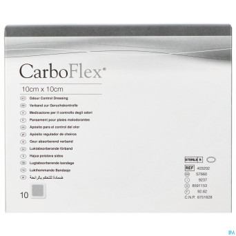 Carboflex pans abs.n/adh 10x10cm 10