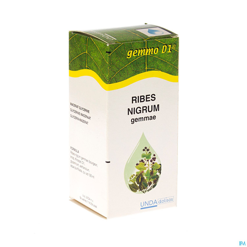 Ribes nigrum gemmo d1    125ml boiron
