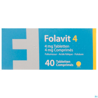 Folavit 4 4mg tabl 40 x 4mg cfr 4108338