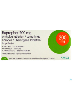 Buprophar 200 mg drag 30 x 200 mg