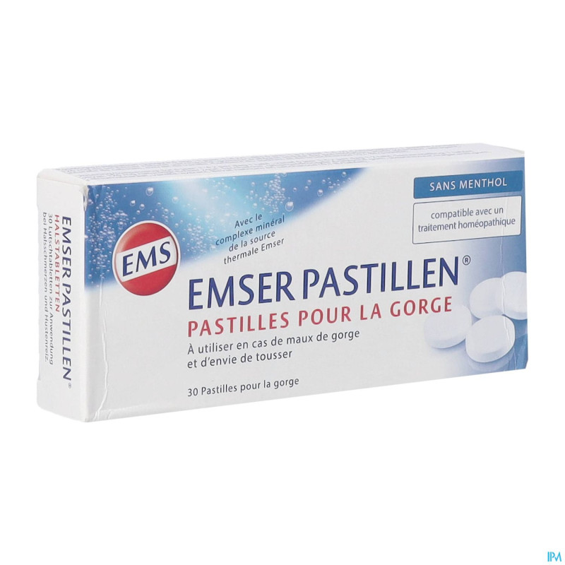Emser pastille sans menthol   30