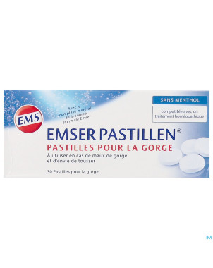 Emser pastille sans menthol   30