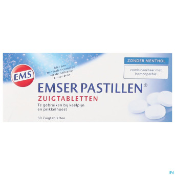 Emser pastille sans menthol   30