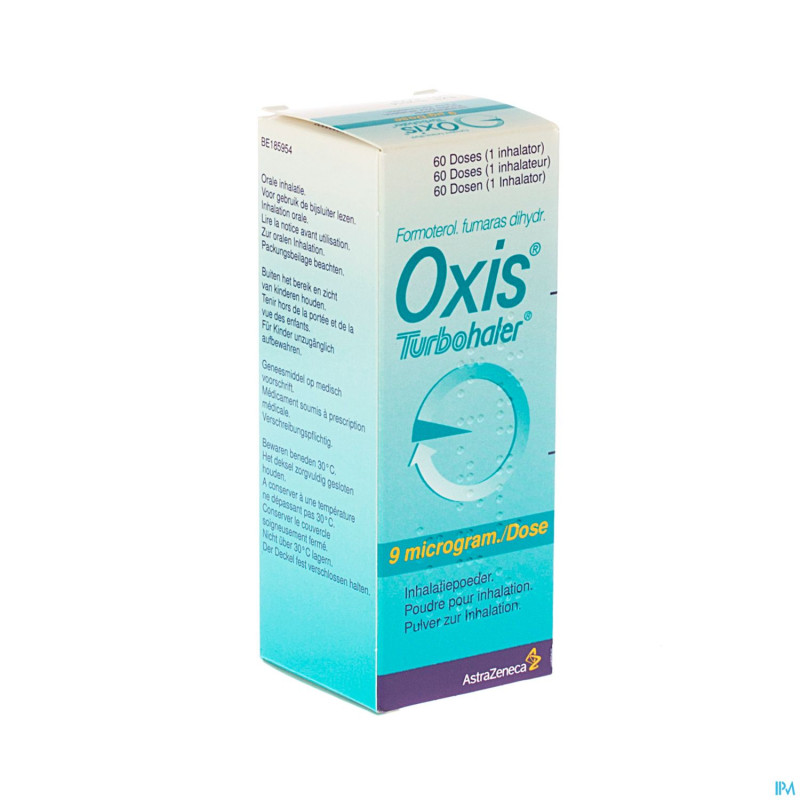 Oxis turbohaler 9,0 mcg inhal 60 dos