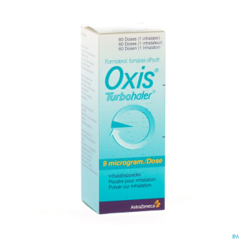 Oxis turbohaler 9,0 mcg inhal 60 dos
