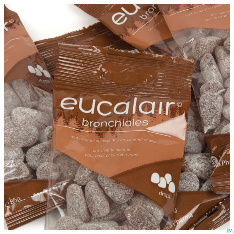 Eucalair past bronchiales rouge 85g