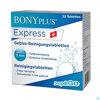 Bonyplus comprimes nettoyants prothese dentaire 32
