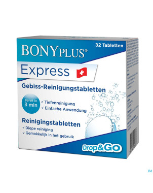 Bonyplus comprimes nettoyants prothese dentaire 32