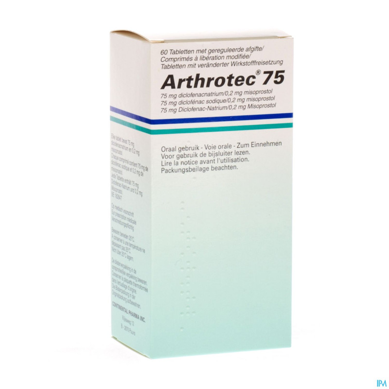 Arthrotec 75 comp 60 x 75 mg