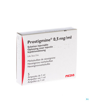 Prostigmine amp 5 x  0,5 mg/1 ml