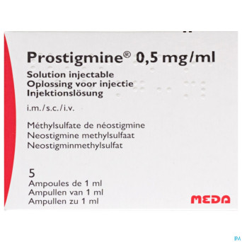 Prostigmine amp 5 x  0,5 mg/1 ml
