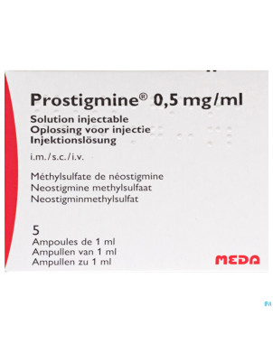 Prostigmine amp 5 x  0,5 mg/1 ml