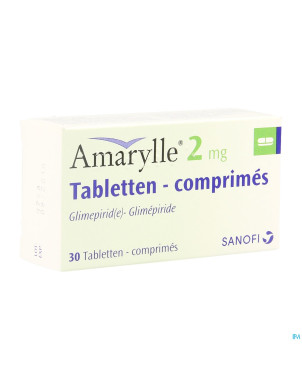 Amarylle tabl 30 x 2 mg