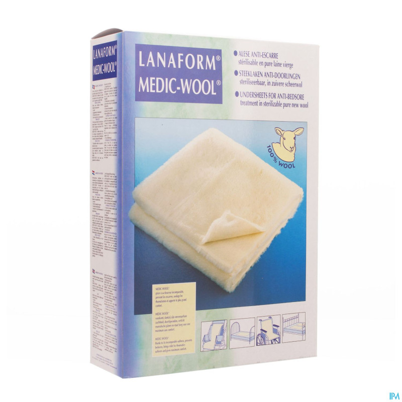 Medic wool alese a/escarre    60x 70cm la0704001