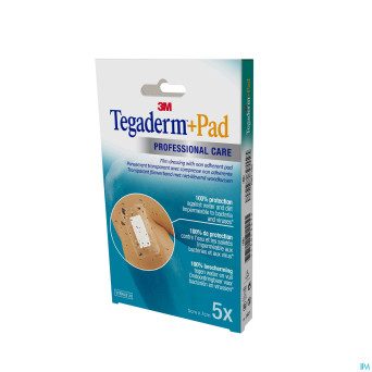 Tegaderm + pad 3m transp steril  5cmx 7cm  5 3582p