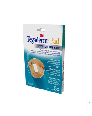 Tegaderm + pad 3m transp steril  9cmx15cm  5 3589p