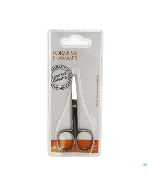 Formes&flammes  44 ciseaux trousse inox rond 10cm