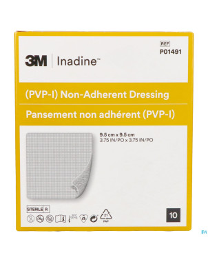 Inadine cp impreg. 9,5x 9,5cm 10 p01491