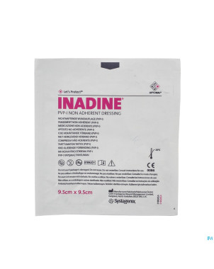 Inadine cp impreg. 9,5x 9,5cm  1 p01491