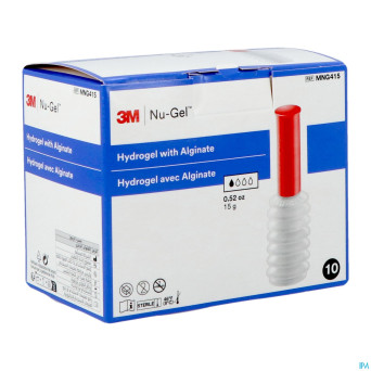 Nu-gel hydrogel+algin.  10x15g mng415de