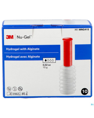 Nu-gel hydrogel+algin.  10x15g mng415de