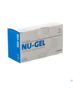 Nu-gel hydrogel+algin.   6x25g mng425