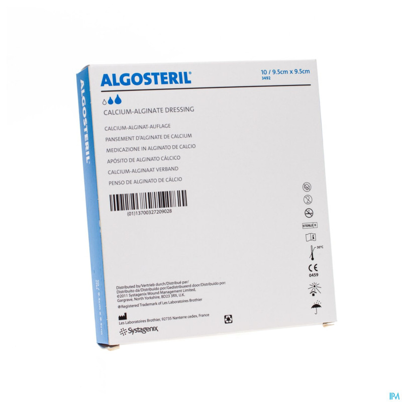 Algosteril pans hum.  9,5x 9,5cm 10 3492