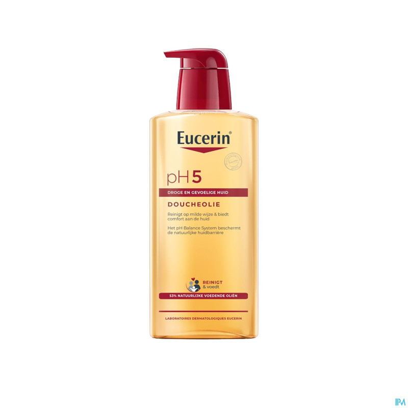 Eucerin ph5 peau sensible hle douche+pompe 400ml